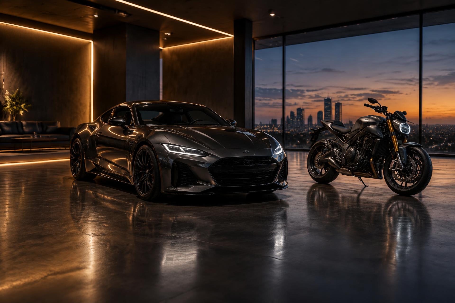 Showroom premium de veículos